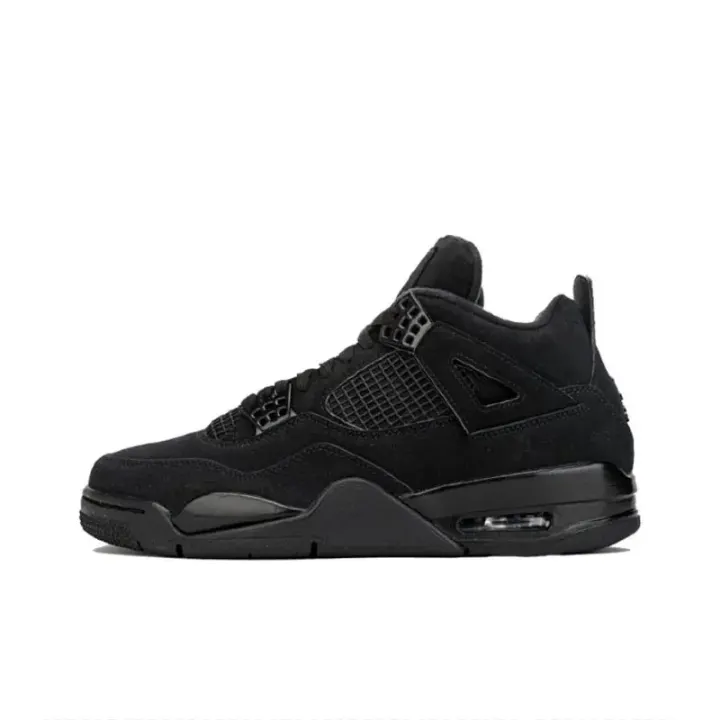 Jordan Air Jordan 4 Retro Sneakers in Black, Red, and White