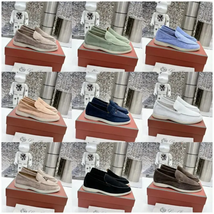 Loro Piana Suede Loafers in Multiple Colorways