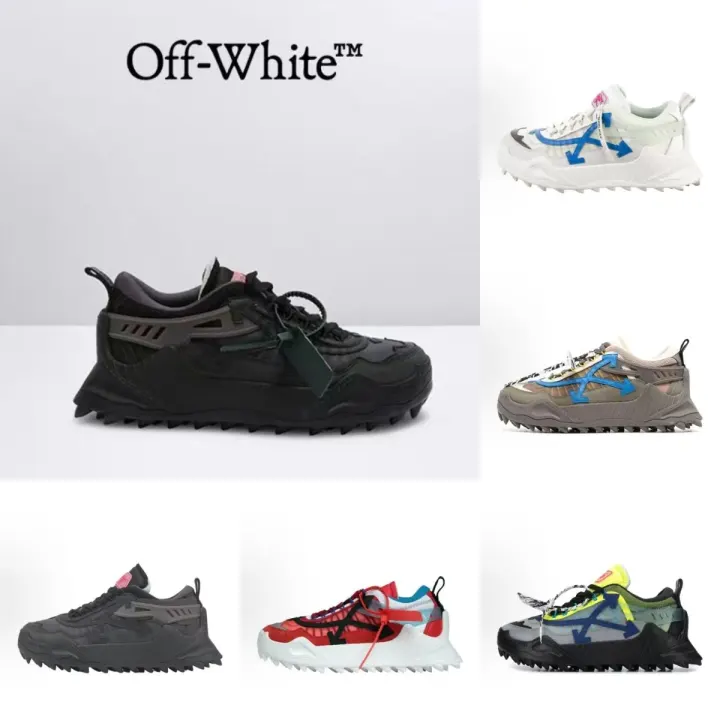 Off-White Chunky Low-Top Sneakers in Black