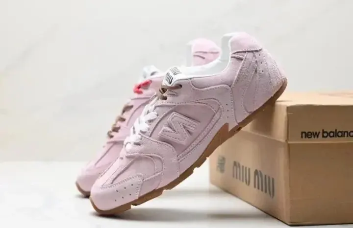 New Balance x Miu Miu Pink 530 SL Running Shoes