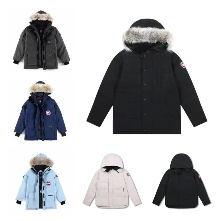 Canada Goose Black Fur-Trimmed Hood Down Jacket