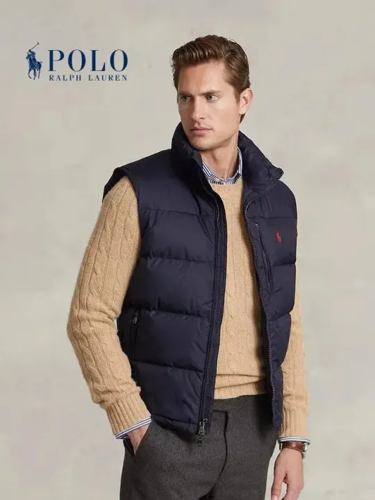 Ralph Lauren Navy Quilted Puffer Vest