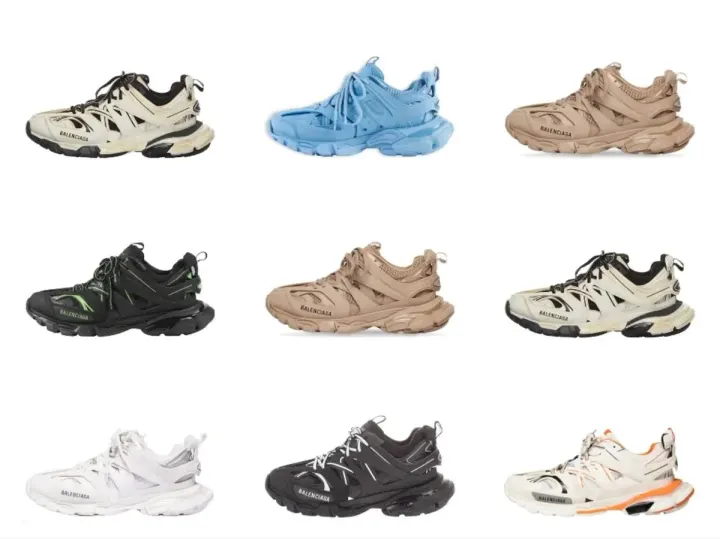 Balenciaga chunky sneakers in meerdere kleuren
