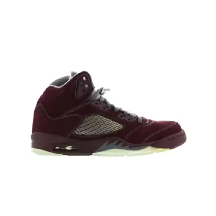 Jordan 5 Retro Burgundy Basketball Shoes