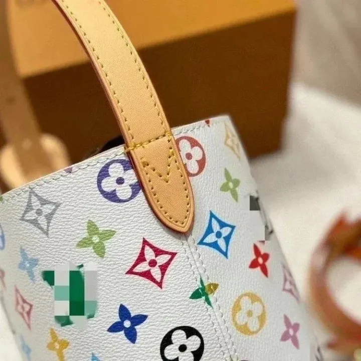 Louis Vuitton multicolor monogram bucket crossbodytas