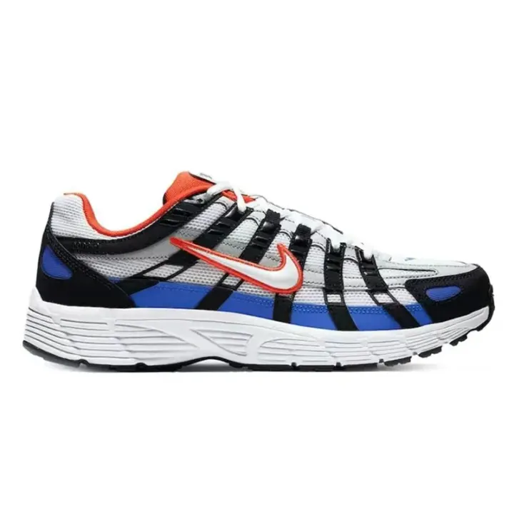 Nike P-6000 Sneakers in White, Blue, and Orange