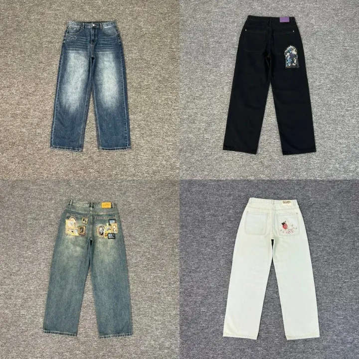 Chrome Hearts Cross-Patch Denim Jeans in Multiple Washes