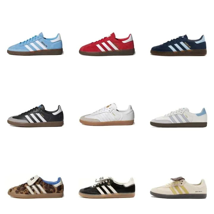 Adidas Samba & Spezial Low-Top Sneakers in Mixed Colorways