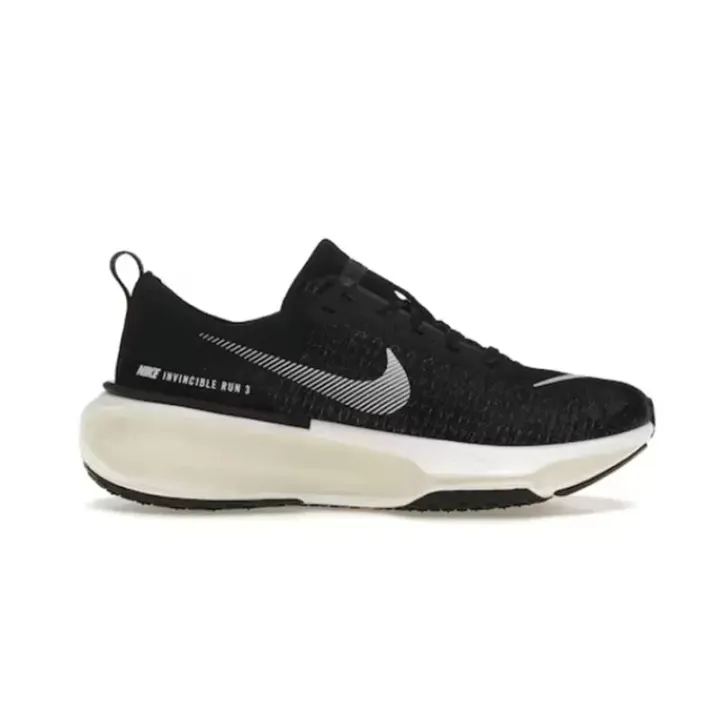Nike ZoomX Invincible Run 3 Sneakers in Black and White