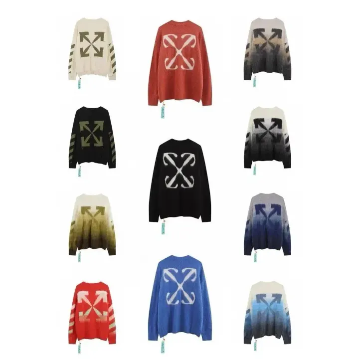 Off-White Gradient Arrow Knit Sweater