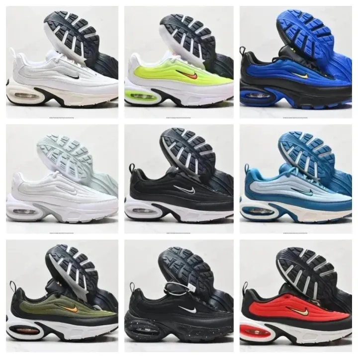 Nike Running Sneakers in White, Black & Bright Colorways