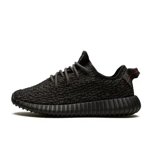 adidas Knit Running Shoes in Black, White and Grey