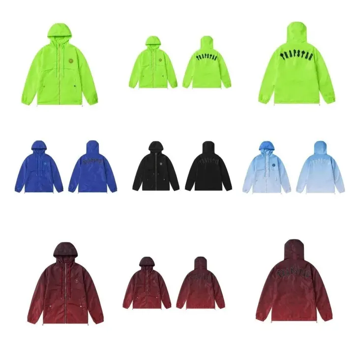 Trapstar Multi-Color Embroidered Logo Windbreaker Jacket