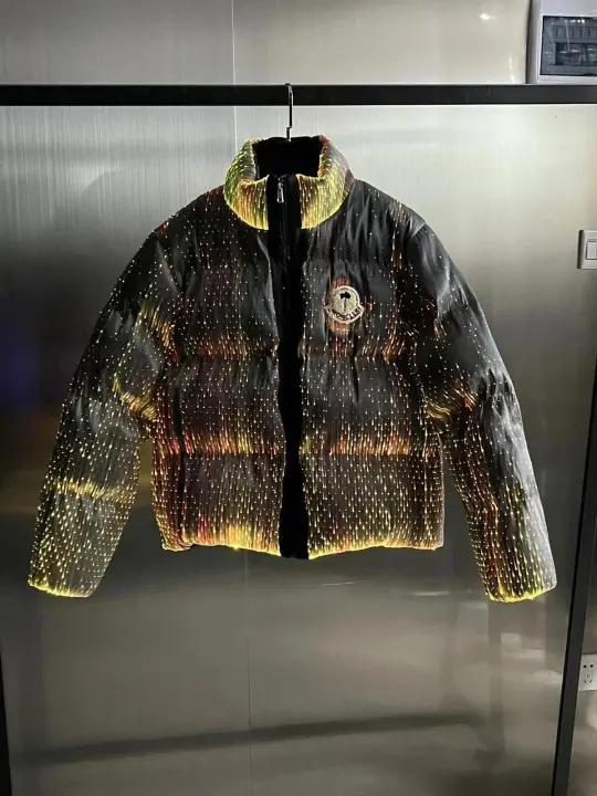 Moncler Iridescent Black Puffer Jacket