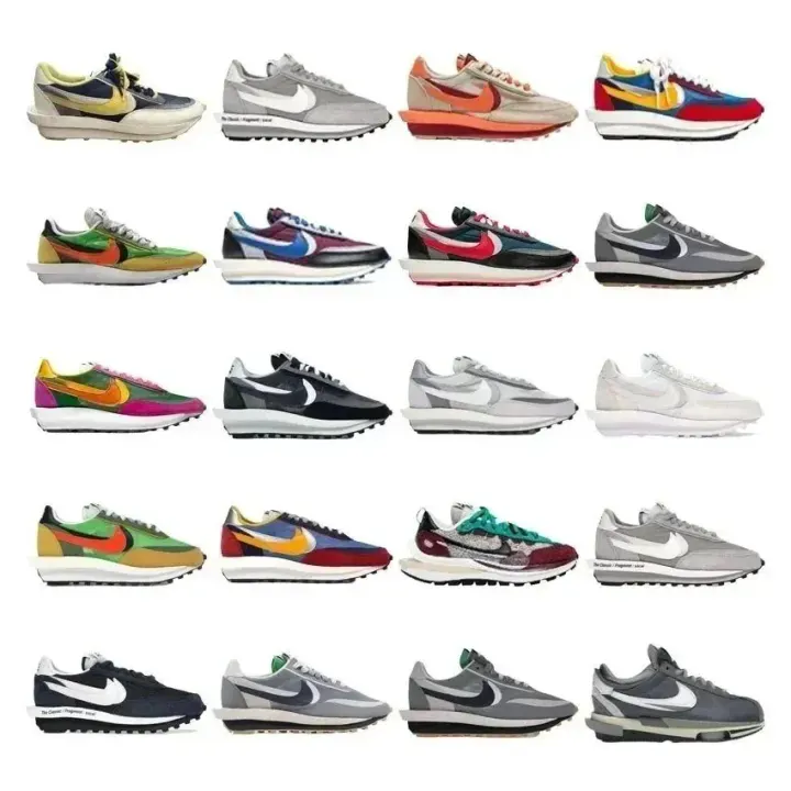 Nike Retro Low-Profile Sneakers in Mixed Colorways