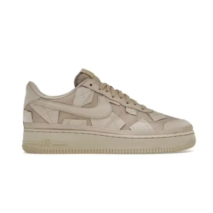 Nike Air Force 1 Beige Patchwork Sneakers