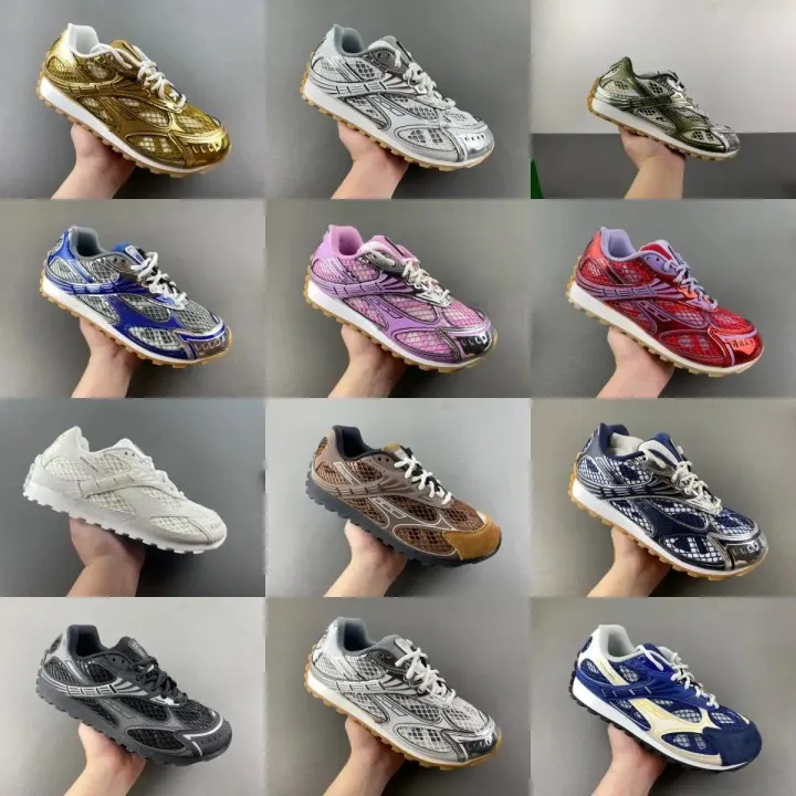 Bottega Veneta Orbit Sneakers in Metallic Colorways