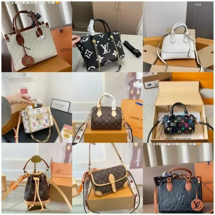 Mini bolsos Louis Vuitton en monogram, negro y blanco