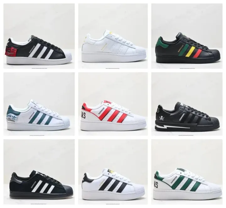 Adidas Superstar Platform Low-Top Sneakers in Mixed Colorways