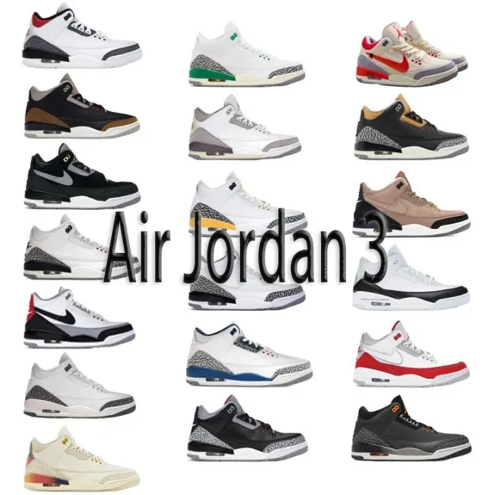 Jordan Air Jordan 3 Sneakers in Mixed Colorways