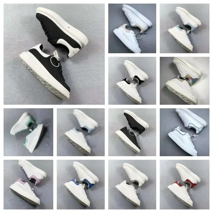 Alexander McQueen Black/White Platform Sneakers