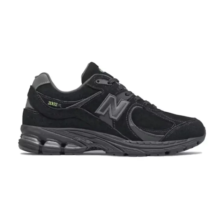 New Balance 2002R Sneakers in Black and Dark Green
