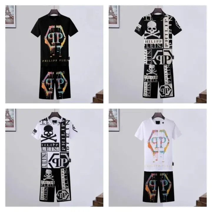 Philipp Plein Black Graphic Matching Set