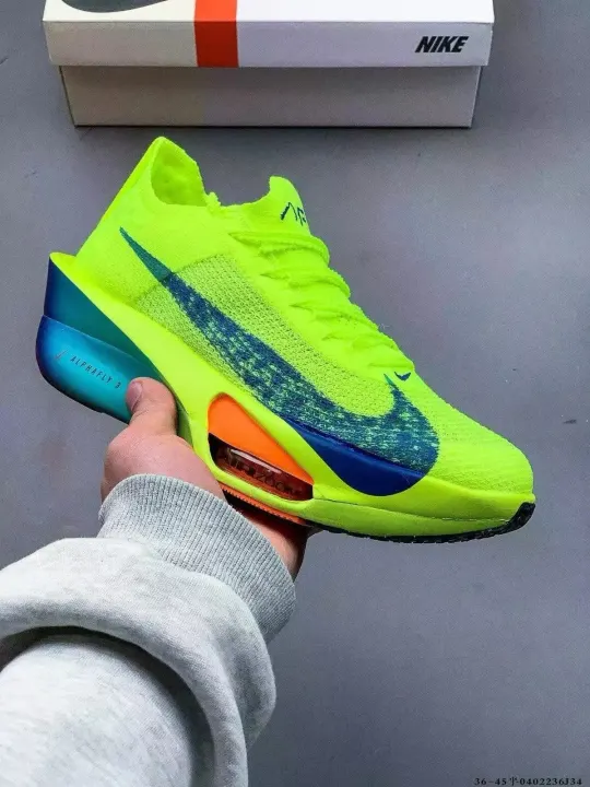 Nike Alphafly 3 Volt Blue Running Sneakers