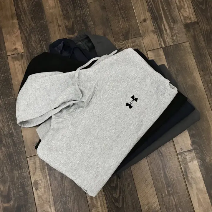 Under Armour Heather Gray Pullover Hoodie