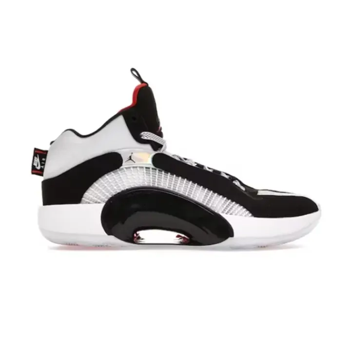 Jordan XXXV PF Basketball Shoes in Black, White & Red
