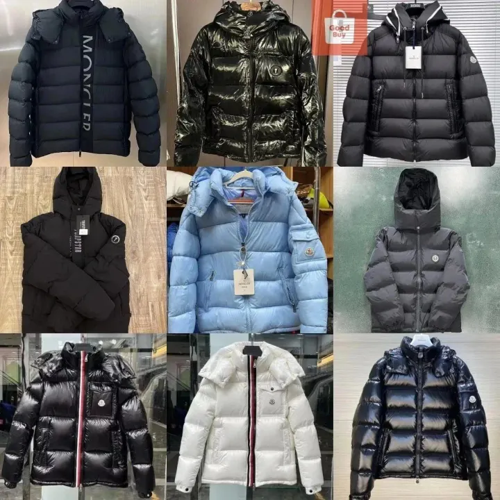 Prada Hooded Puffer Jacket in Light Blue