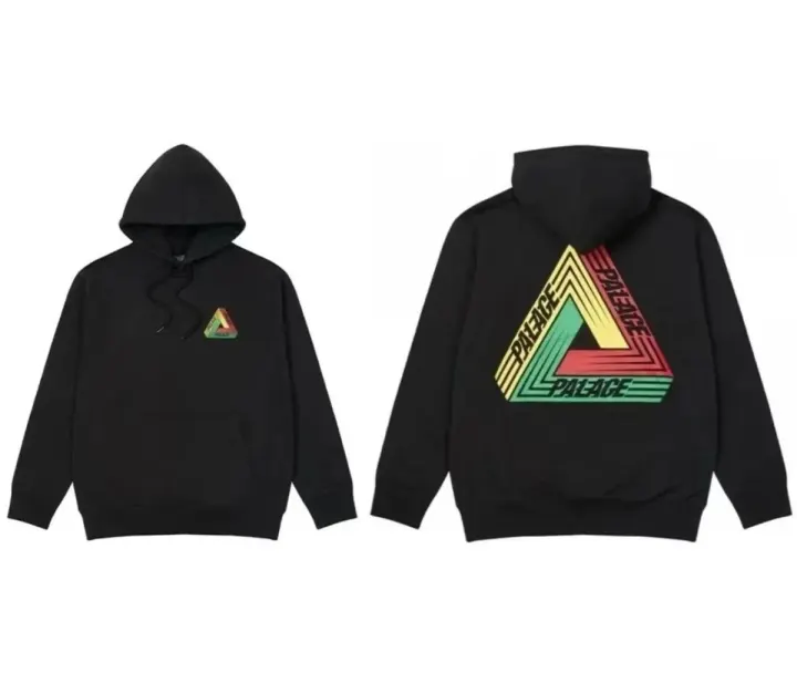 Palace Black Tri-Ferg Graphic Hoodie