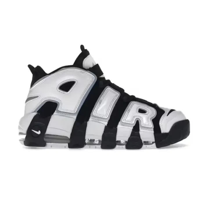 Nike Air More Uptempo Sneakers in Black and White