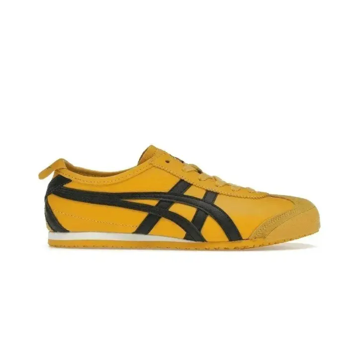 Onitsuka Tiger Running Shoes in Yellow and Cream Black