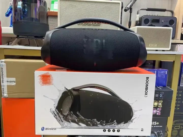 JBL Boombox 3 Black Portable Wireless Speaker