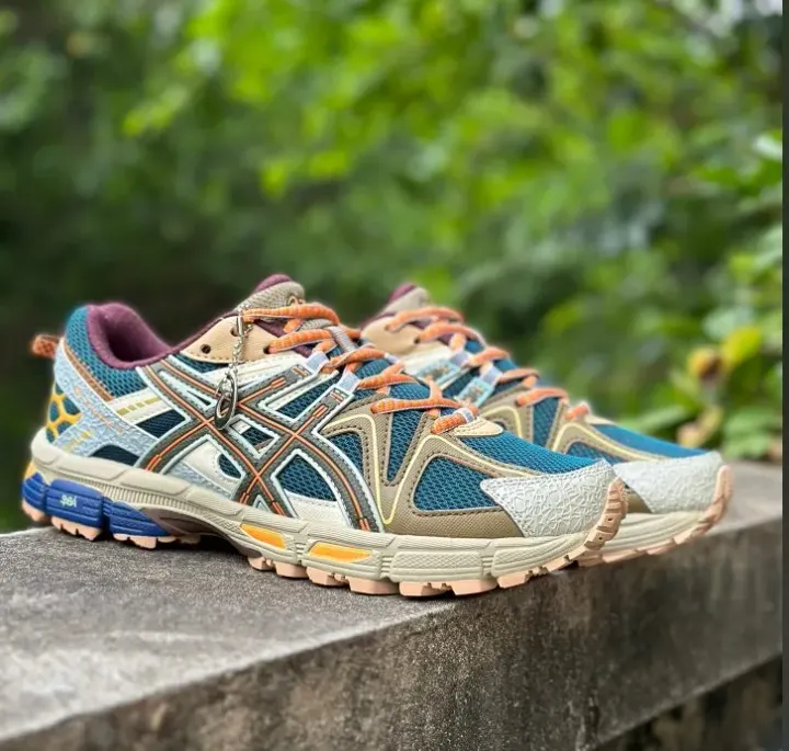 ASICS Multi-Color Mesh Casual Sneakers