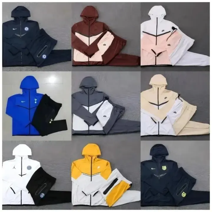 Nike Hooded Track Jacket Set in Multiple Colorways
