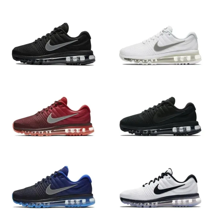Nike Air Max Knit Sneakers in Black, White, and Blue