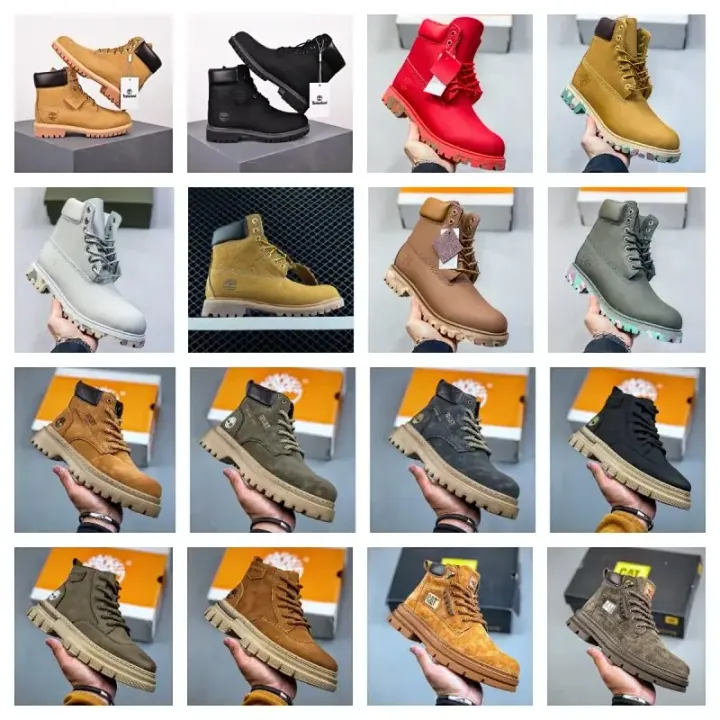 Timberland Black and Tan Chukka Boots