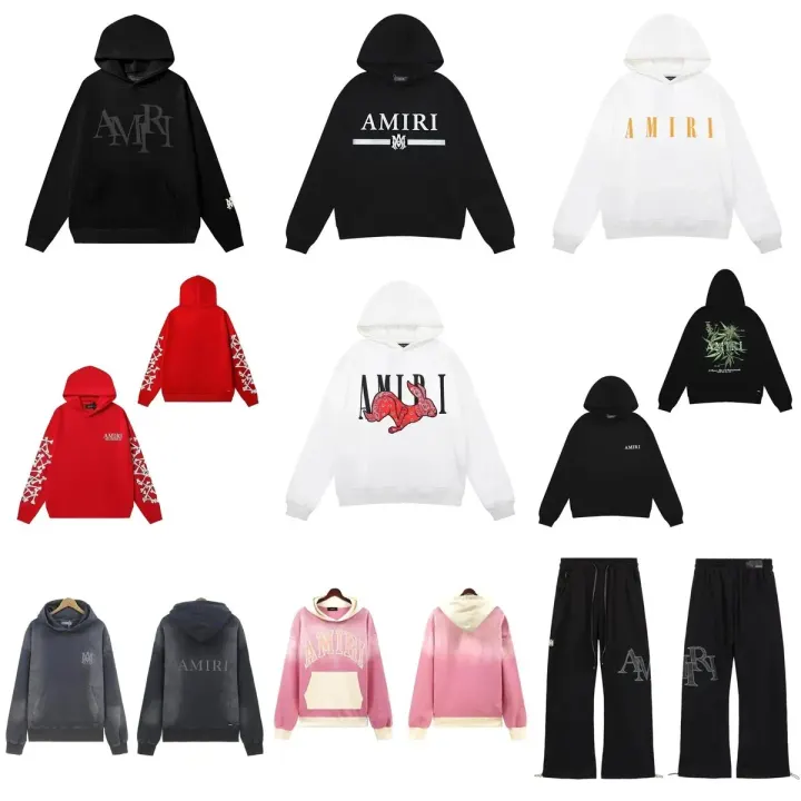 AMIRI Graphic Sweatshirt in Black, White and Red
