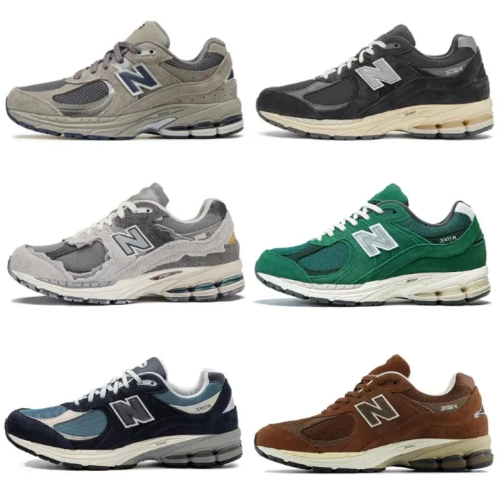 New Balance 2002R Multi-Color Suede Mesh Sneakers
