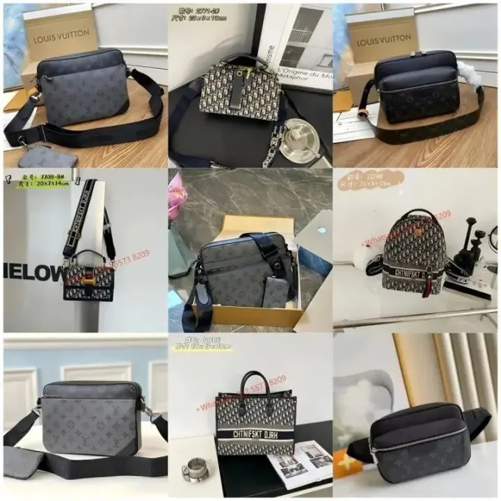 Louis Vuitton Monogram Crossbody-Tasche in Schwarz und Marineblau