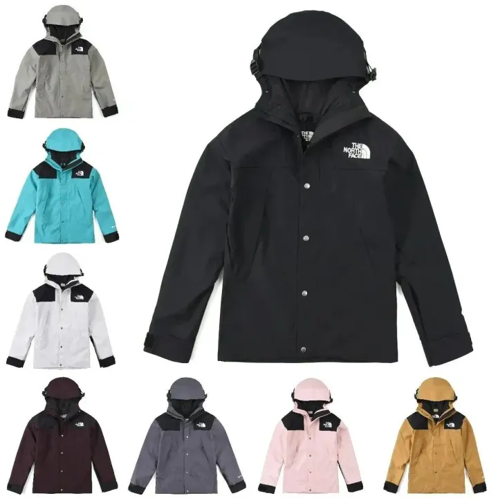 The North Face Black Hooded Jacket with Contrast Yoke