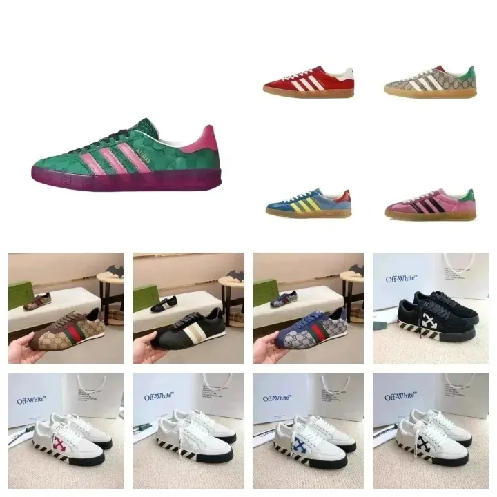 Off-White Retro Low-Top Sneakers in Mixed Colorways