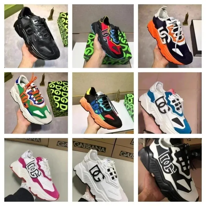 Dolce & Gabbana Chunky DG Logo Sneakers in Multi-Color