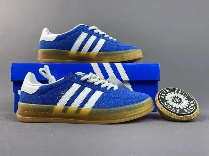 Adidas Blue Suede Gazelle Sneakers