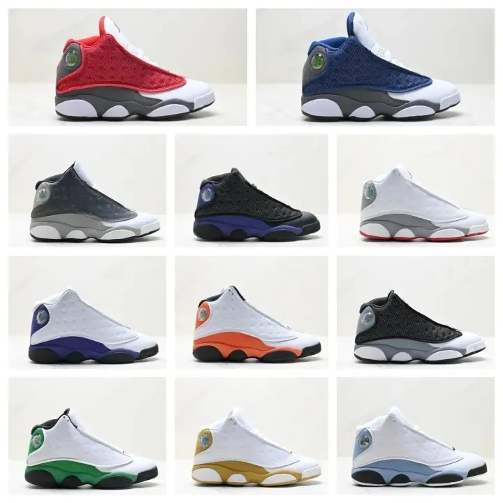 Jordan Air Jordan 13 Retro Mid-Top Basketball Shoes Multicolor