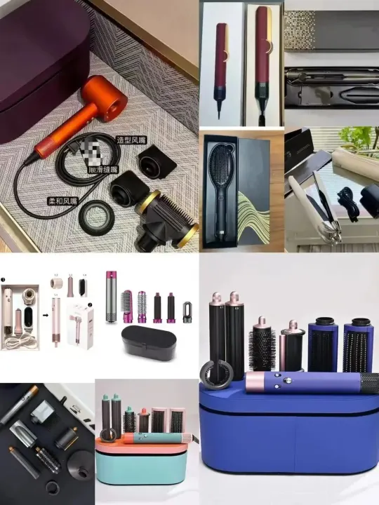 Dyson Multicolor Hair Dryer Set with Styling Attachments