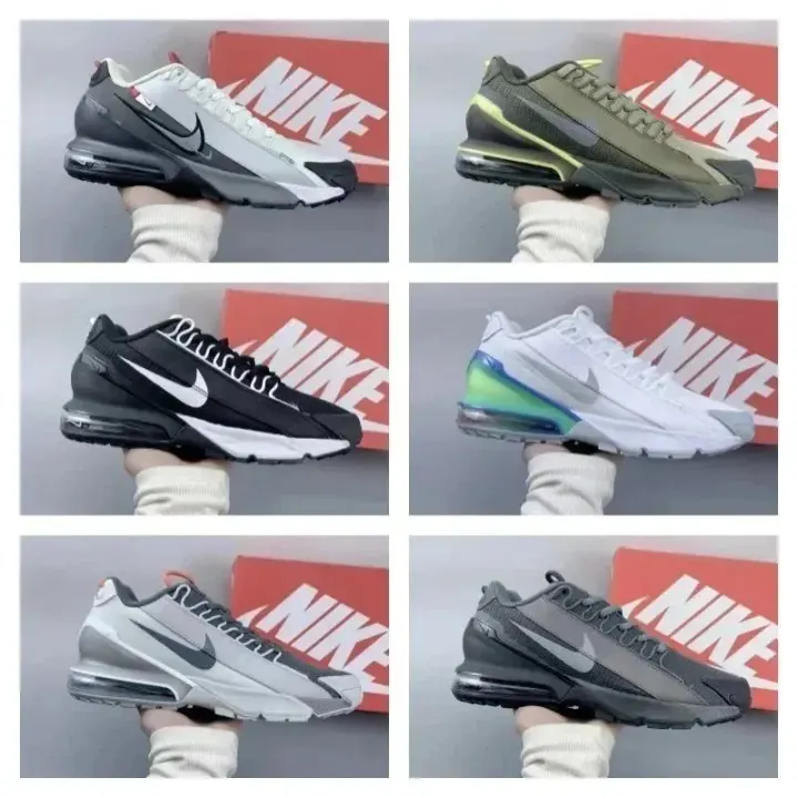 Nike Air Max Sneakers in Grey, Black and Neon Colorways