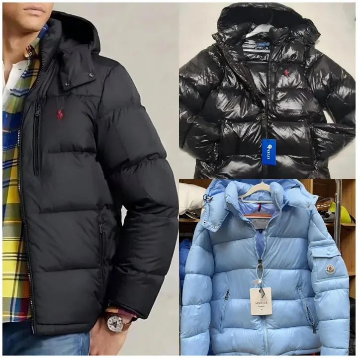 Polo Ralph Lauren Black Hooded Down Puffer Jacket